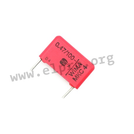 , Wima MKT capacitors, pitch 15mm, MKC 4 series