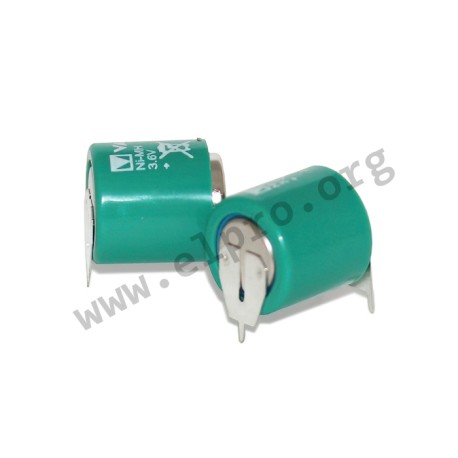 55608603059, Varta NiMH memory rechargeable batteries, 2,4V/3,6V, with soldering lugs, V80H series