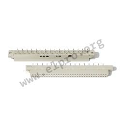 09 02 132 6825, Harting VG female connectors, DIN 41612, 09 02 series