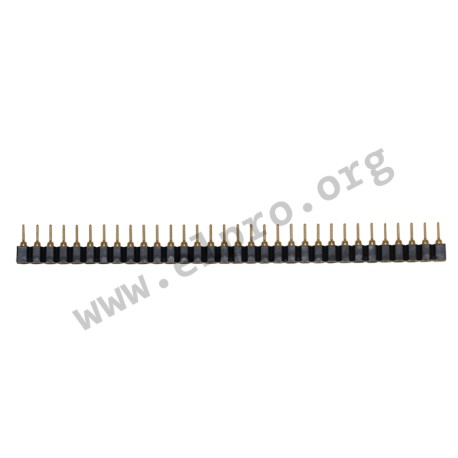 MS 32 SGG A 2, MPE Garry SIL precision sockets, pitch 2,54mm, MS series