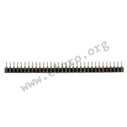 SPF 32, MPE Garry SIL precision sockets, pitch 2,54mm, MS series