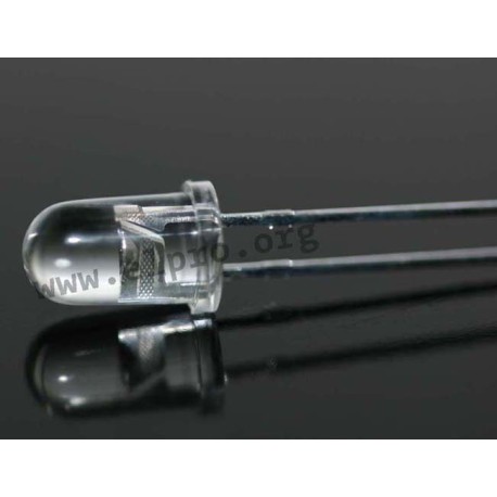 LED 5mm orange12500mCd15°, Leuchtdioden, klar, hell leuchtend, 5mm