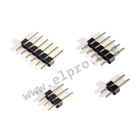 943-12-003-00, WP pin headers, single-row, straight, pitch 2,54mm, gold-plated, 943 series