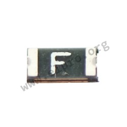 1206L050YR, Littelfuse PTCs for overcurrent protection, SMD, PolySwitch, 1206L series