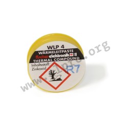 WLP 004, Fischer Wärmeleitpasten, silikonhaltig, 0,61W/mK, WLP Serie