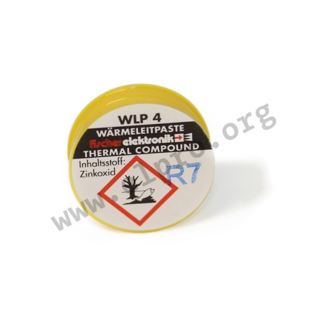 WLP 004, Fischer thermal compounds, containing silicone, 0,61W/mK, WLP series