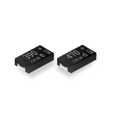 EEFKX0E471RB, Panasonic Elektrolyt-Kondensatoren, SMD, 125°C, Low ESR, Polymer-Aluminium, SP-Cap, KX Serie