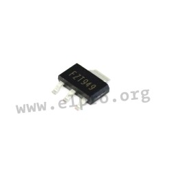 FZT949TA, Diodes SMD high voltage transistors, SOT89 housing, BCX series