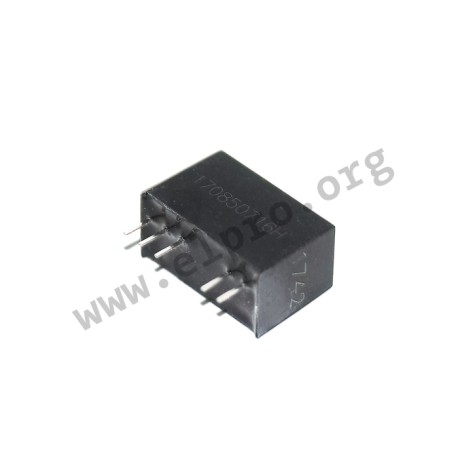 MDD02L-05, Mean Well DC/DC converters, 2W, SIL7 housing, for medical technology, MDD02 series
