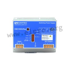 HSEUREG10001.015(R2), Camtec DIN rail switching power supplies, 1000W, programmable output voltage, HSEUREG100001 series