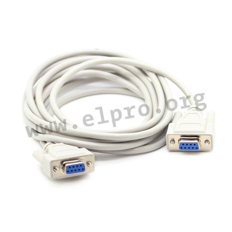 AK182-3, Assmann D-sub cables, grey, CKA series