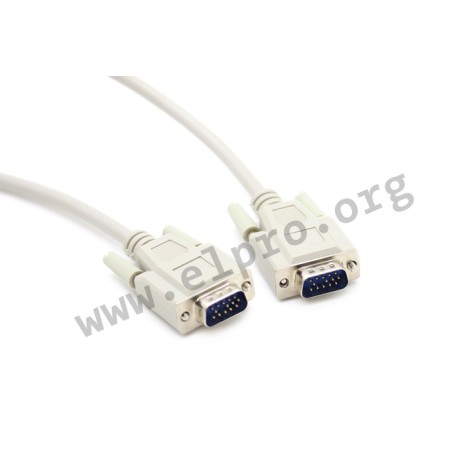 AK-310103-050-E, Assmann D-Sub-Kabel, grau, AK Serie