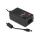GST25A07-P1J, Mean Well external switching power supplies, 25W, energy efficiency Level VI, GST25A series GST25A07-P1J