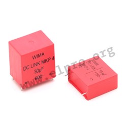 DCP4H151006DD2KSSD, Wima MKP capacitors, DC-Link, MKP 4 series