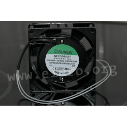 CF1082HVL-1000U-999, Sunon fans, 80x80x25mm, 230V AC, MA/SF/CF series