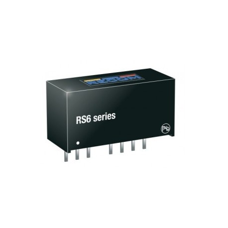 RS6-1212S, Recom DC/DC converters, 6W, SIL8 housing, RS6 series