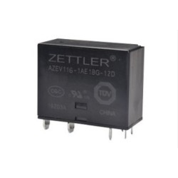 AZEV116-1AE1BG-5D, Zettler PCB relays, 16A, 1 normally closed and 1 normally open contact, for e-mobility, AZEV116 series