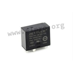 AZEV140-1AE1BG-9D, Zettler PCB relays, 40A, 1 normally closed and 1 normally open contact, for e-mobility, AZEV140 series