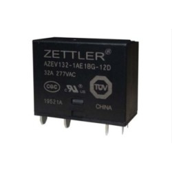 AZEV132-1AE1BG-24D, Zettler PCB relays, 32A, 1 normally closed and 1 normally open contact, for e-mobility, AZEV132 series