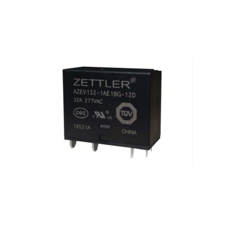 AZEV132-1AE1BG-24D, Zettler PCB relays, 32A, 1 normally closed and 1 normally open contact, for e-mobility, AZEV132 series