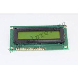 DEM16217SYH, 2 lines, 16 characters