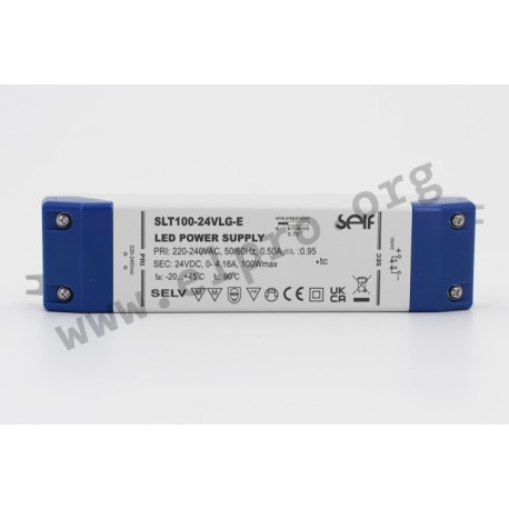 SLT100-24VLG-E, Self LED drivers, 100W, IP20, constant voltage, SLT100-24VLG-E series