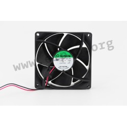 EF92252B1-1000U-A99, Sunon fans, 92x92x25mm, 24V DC, EE/EF/MF/GE/PF series
