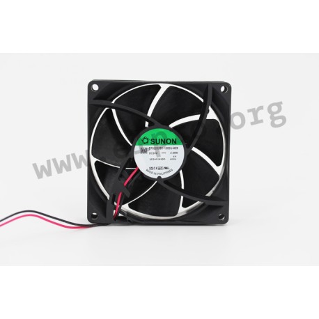 EF92252B1-1000U-A99, Sunon fans, 92x92x25mm, 24V DC, EE/EF/MF/GE/PF series