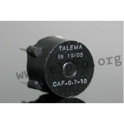 CAF-6,0-1,8, Talema stromkompensierte Drosseln, teilvergossen, liegend, CA Serie