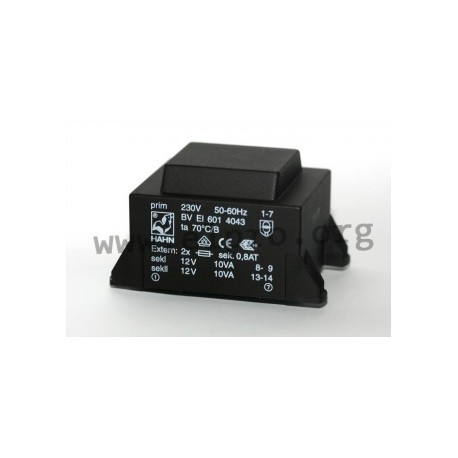 BVEI6621093, Hahn Printtransformatoren, 30VA, EI 66