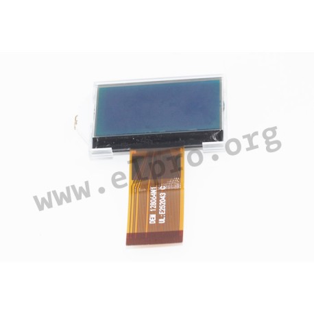 DEM128064BSBH-PW-N, Display Elektronik STN LCD displays, 128x64