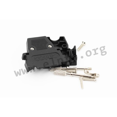 165X10199XE, Conec D-sub backshells, plastic, 165X101 series