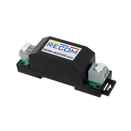 RAC20NE-24SK/277/CC/EPID, Recom AC/DC-Industrienetzteile, 20W, Kunststoff-Gehäuse, RAC20NE-K/277/EPID Serie