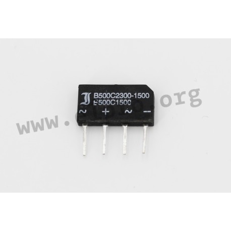 B500C1500B, flat rectifiers 1.5A