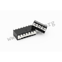 AK4601/10KDVP-3.5-V-P3.3-BKHTR, PTR Hartmann spring terminal blocks with a confirmation push button, 3,5mm, vertical, AK4601 ser