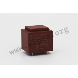 BV302S06023, Zettler PCB transformers, 2,3VA, EI 30