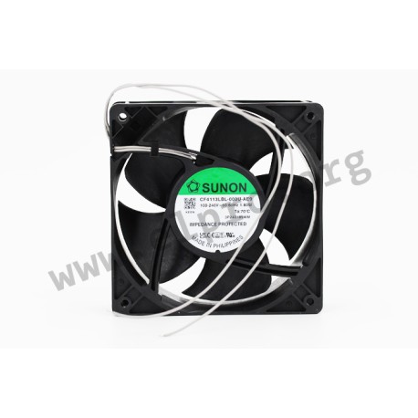 CF4113LBL-000U-AE9, Sunon Lüfter, 120x120x38mm, 230/115V AC, mit Litzenanschluss, CF Serie