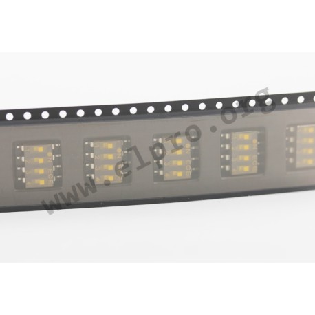 ESD 104 LDZ, ECE DIL switches, SMD, pitch 2,54mm, SD and ESD series