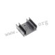 V6560W, Assmann WSW extruded heatsinks, for TO220, 29mm wide, with soldering pins, V6560 series KS 29-25 V6560W