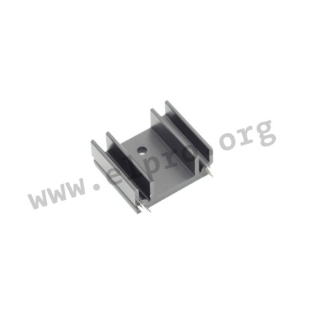 V6560W, Assmann WSW extruded heatsinks, for TO220, 29mm wide, with soldering pins, V6560 series
