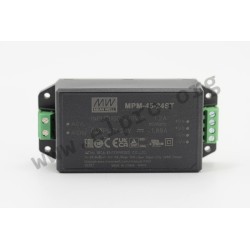 MPM-45-15ST, Mean Well switching power supplies, 45W, for medical technology, PCB, MPM-45 series