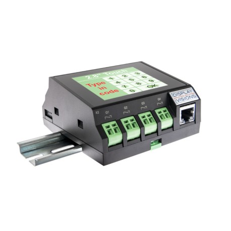 EA PLCS43-DS, Display Visions LCD graphic modules compact SPS, sattelite touchpanel, modbus displays, EA PLCC_ and HMI043_ serie