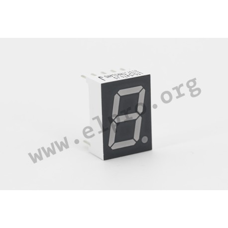 LTS-547AJD, LiteOn 7-Segment-LED-Anzeigen, 13,2mm Ziffernhöhe, 1-stellig, LTS-546 und LTS-547 Serie
