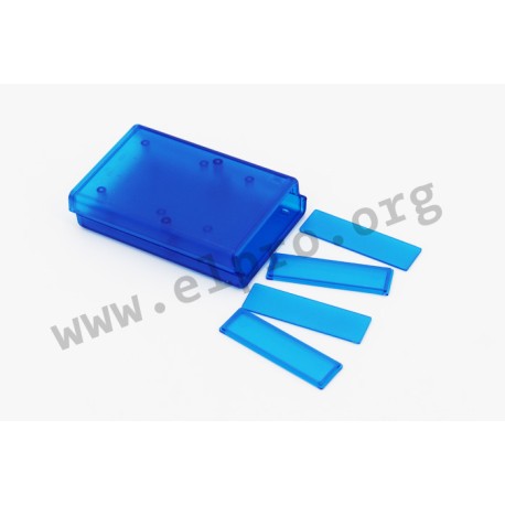 1593NTBU, Hammond plastic enclosures, IP54, recessed top, 1593 series