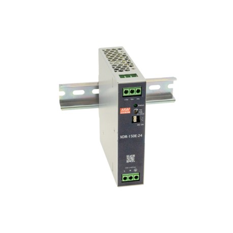 XDR-150E-24, Mean Well DIN rail power supplies, 150W, XDR-150E series