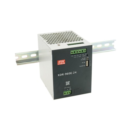 XDR-960E-24, Mean Well DIN rail power supplies, 960W, XDR-960E series