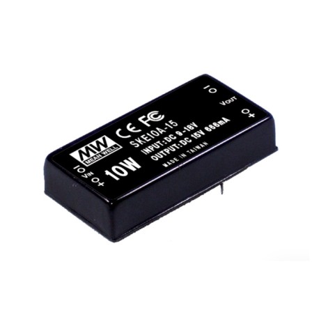 SKE10B-12, Mean Well DC/DC converters, 10W, regulated, SKE10 series
