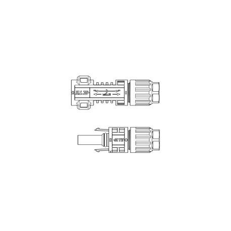 2-2270025-1, TE cable connectors, IP67, Solarlok series