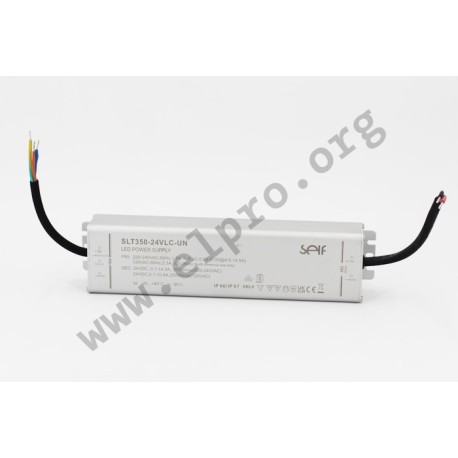 SLT350-24VLC-UN, Self LED drivers, 350W, IP67, constant voltage, SLT350-VLC-UN series
