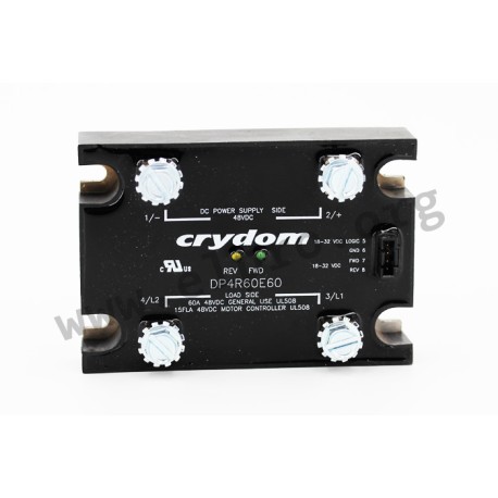 DP4R60E60, Crydom solid state relays, 20 to 60A, 48V, MOSFET output, DC voltage, DP series